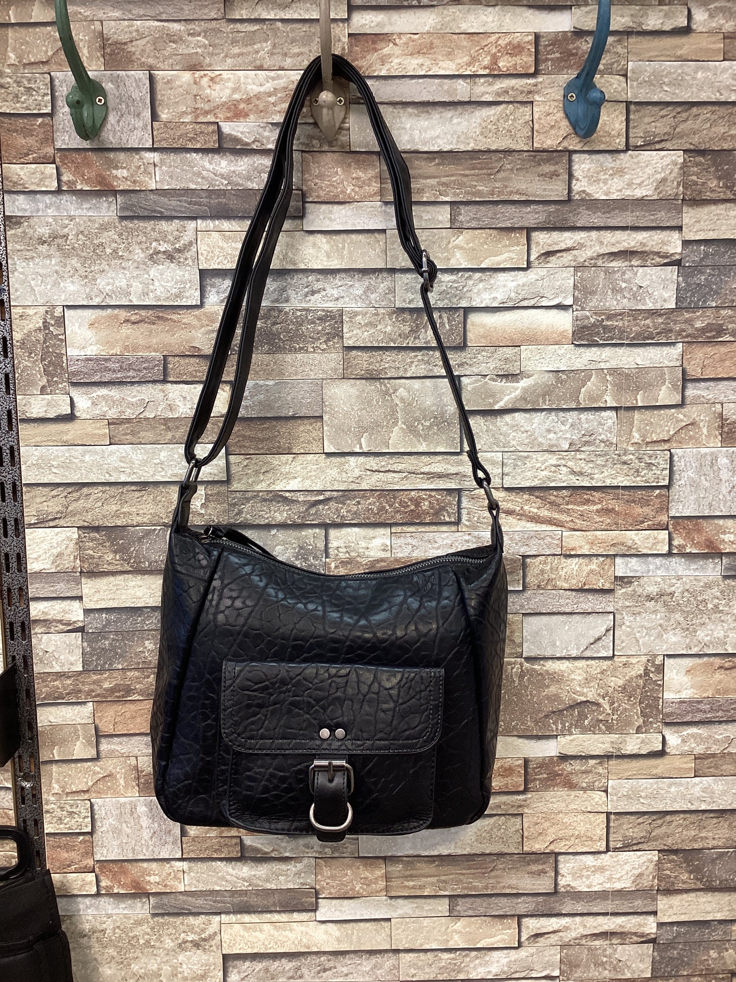 Embossed Vegan Leather Bag