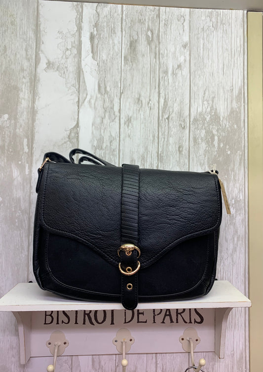 Two Tone Vegan Crossbody