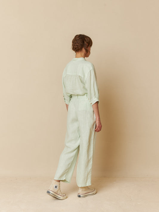 INDI & COLD JARED PANTS AQUA