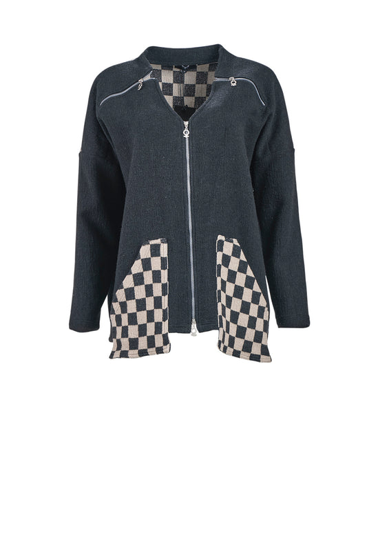 My Soul Check Jacket Black