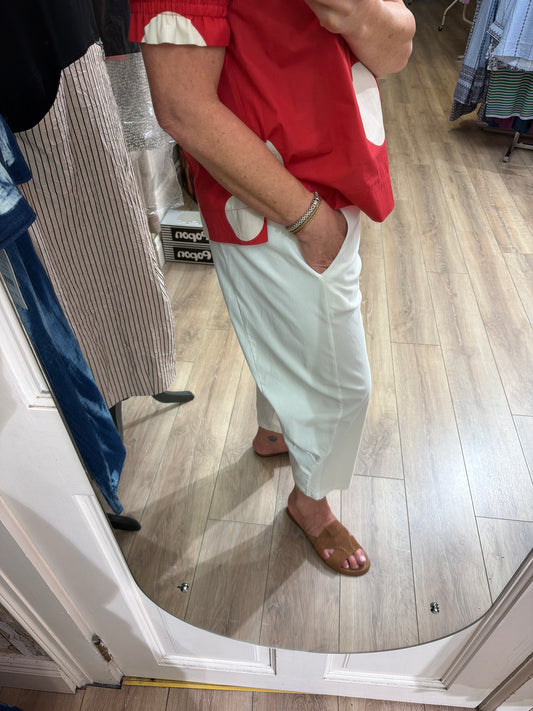 Peruzzi Classic Slouch Trouser Ecru