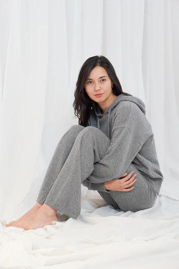 TWNS Alcatraz Pullover Hoodie Mottled Grey