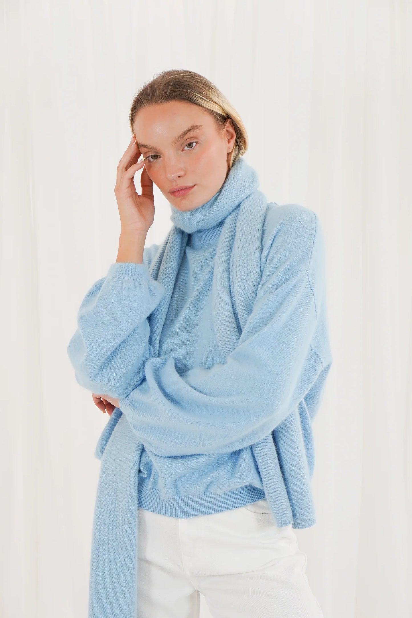 TWNS Colorado Sweater Aqua