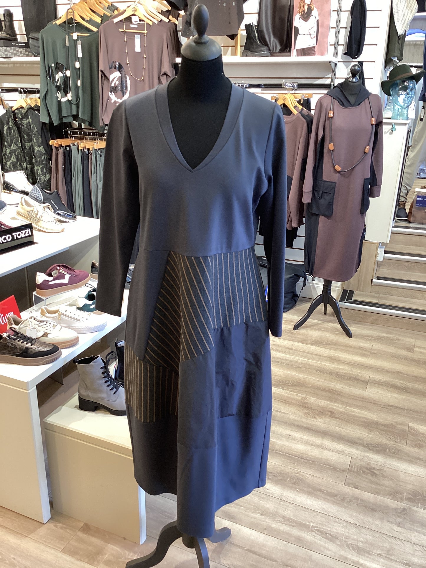 Peruzzi Pin Striped Dress