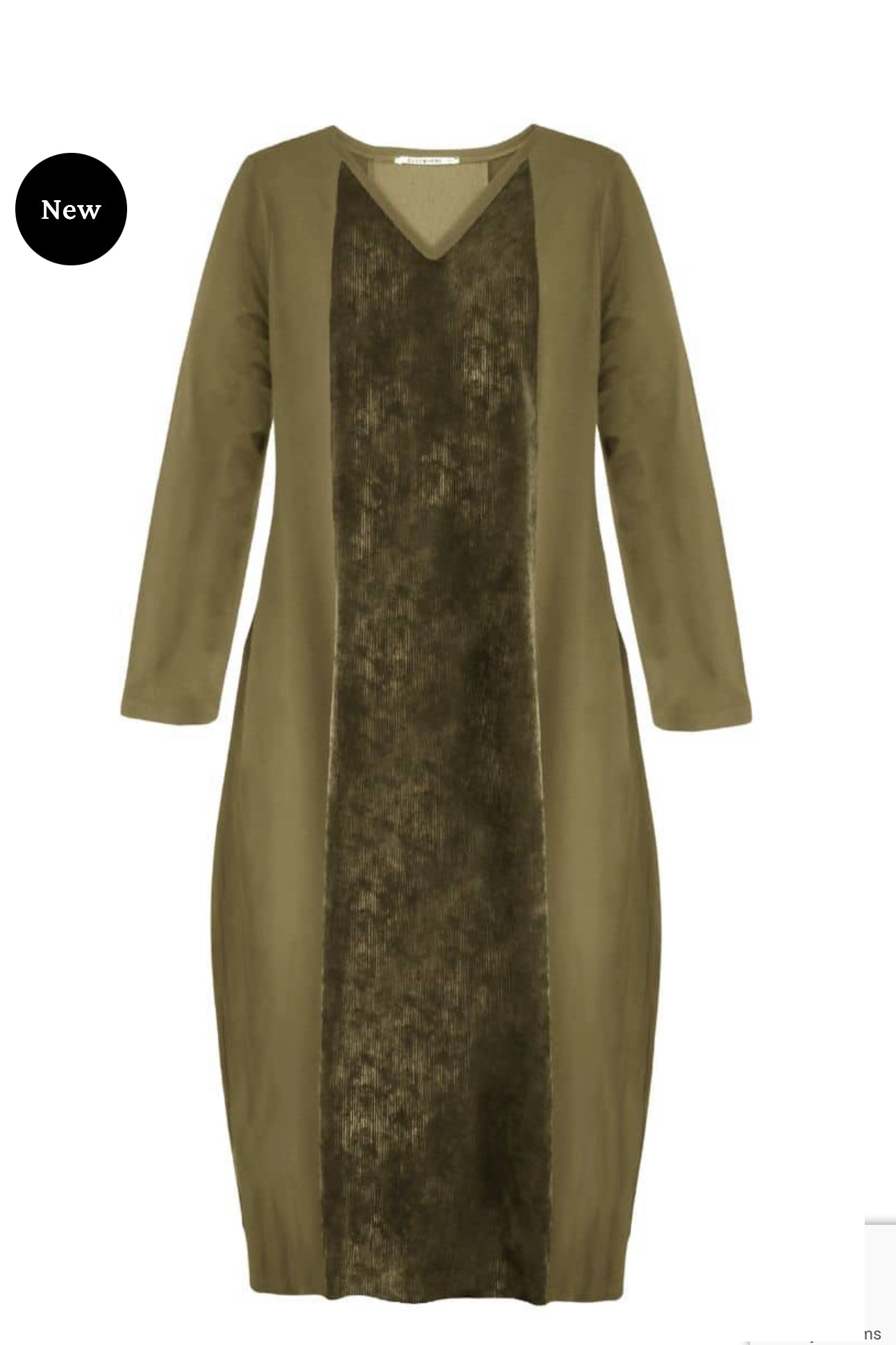 Elsewhere V-Neck dress Green