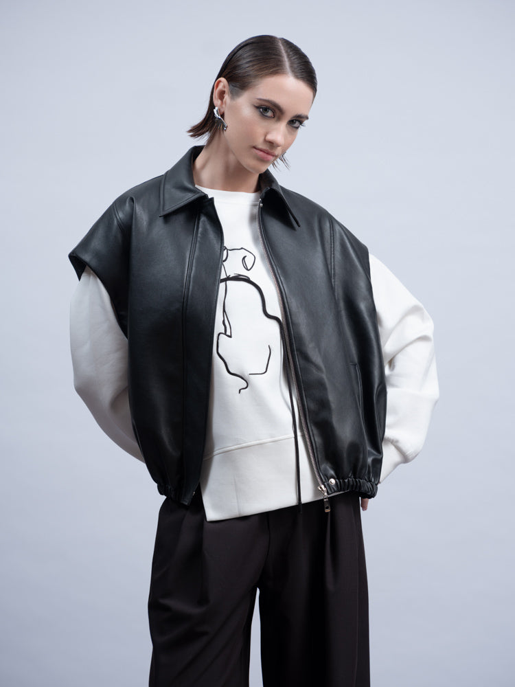 Haako Dog Detail Sweater White