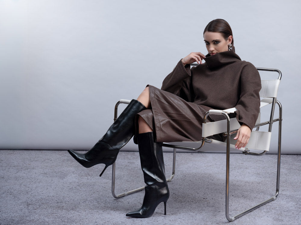 HAAKO Woven Top Chocolate