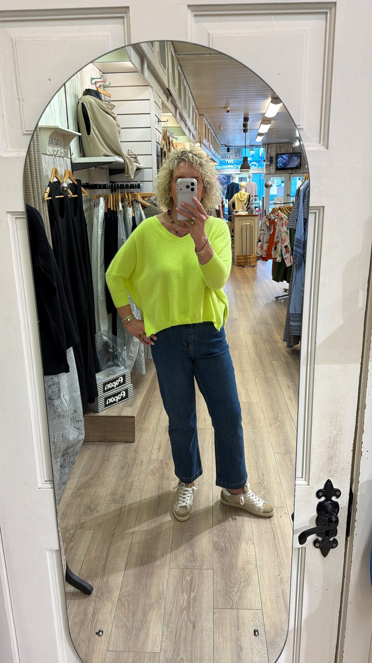 TWNS Jefferson Oversized Sweater Neon Yelow