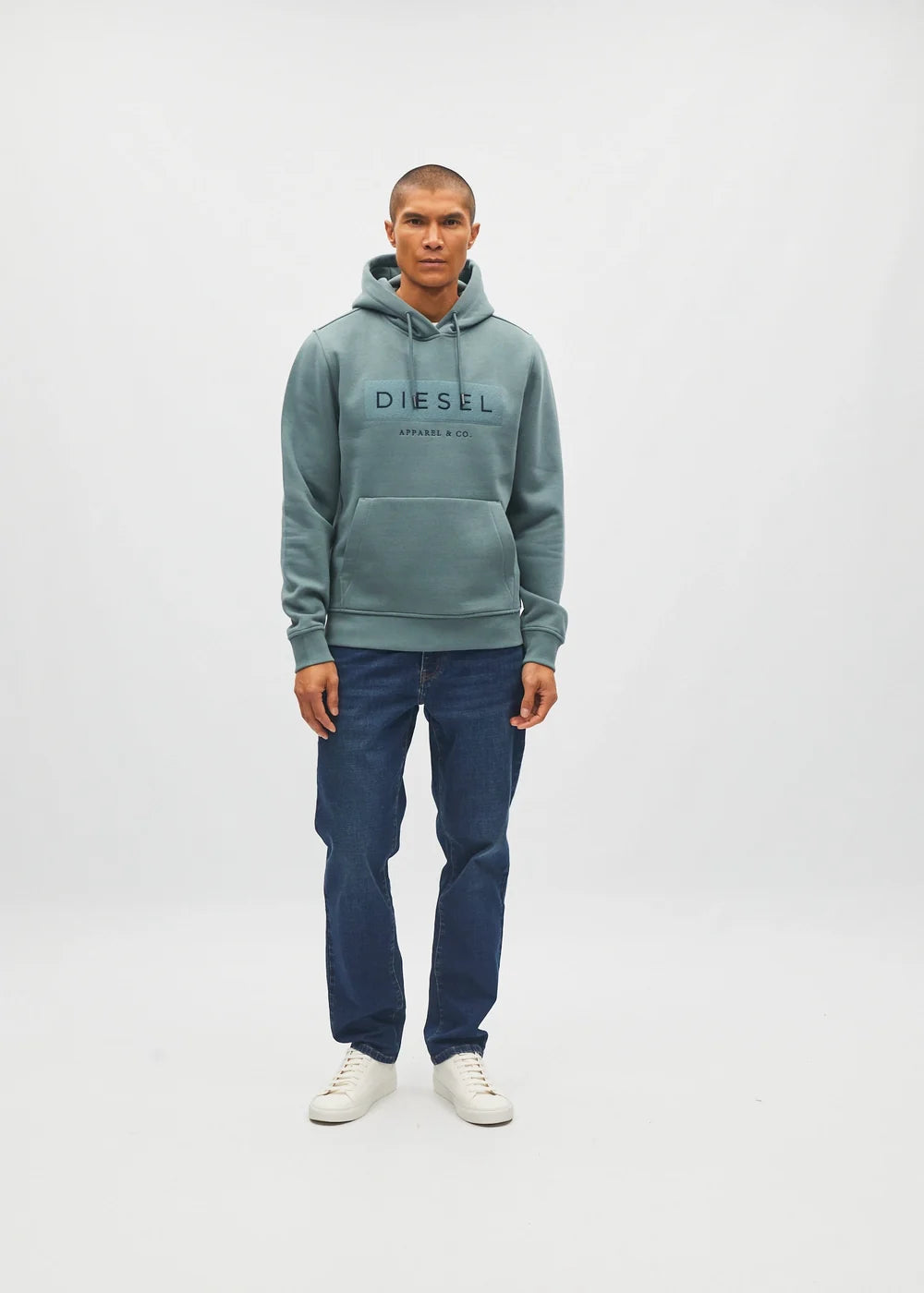 Diesel Jameson Hoodie Green Meadow