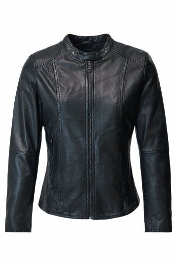 Salsa Ladies Leather Jacket BLACK