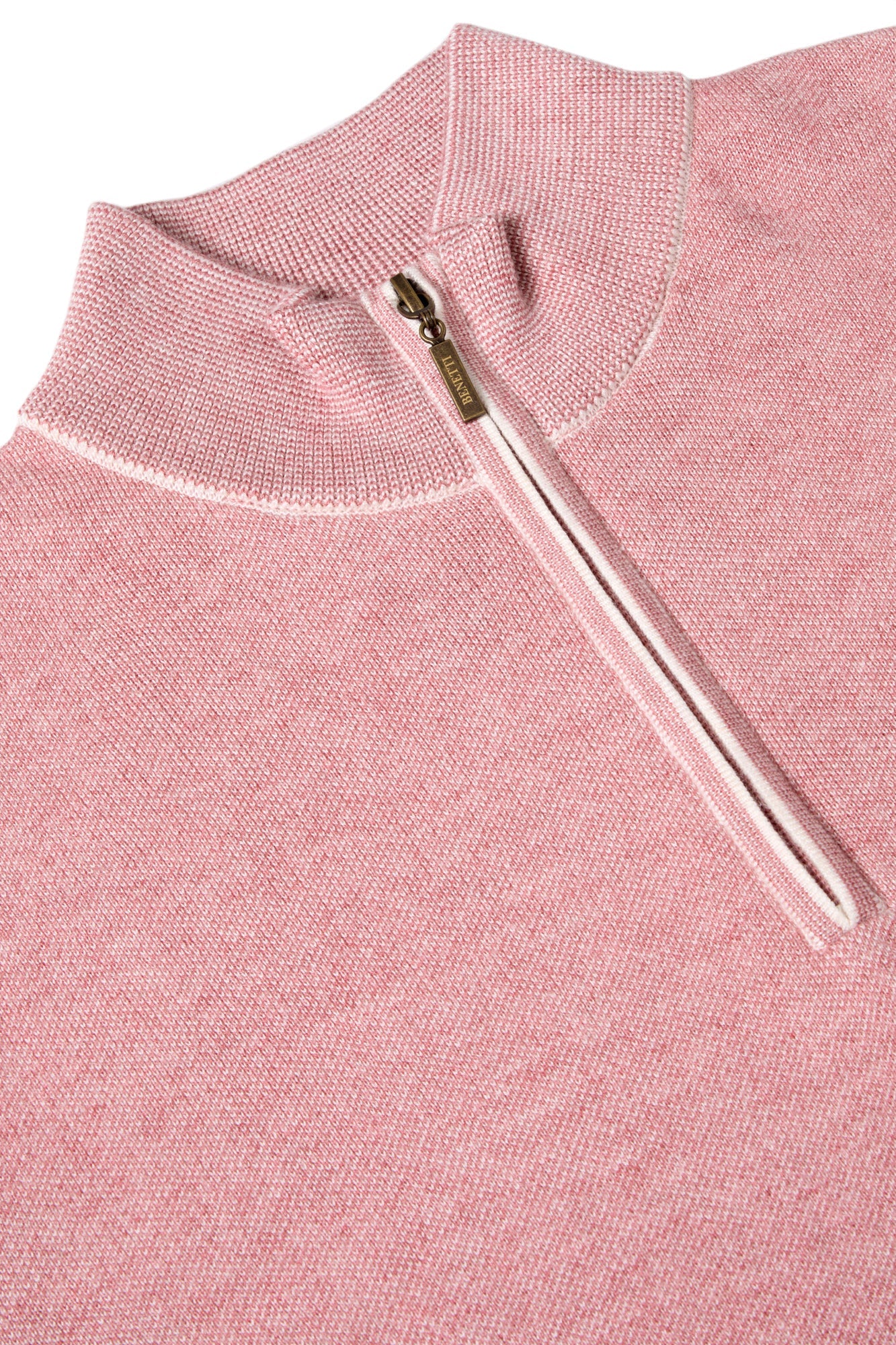 Benetti Julius 1/4 Zip Sweater Rose