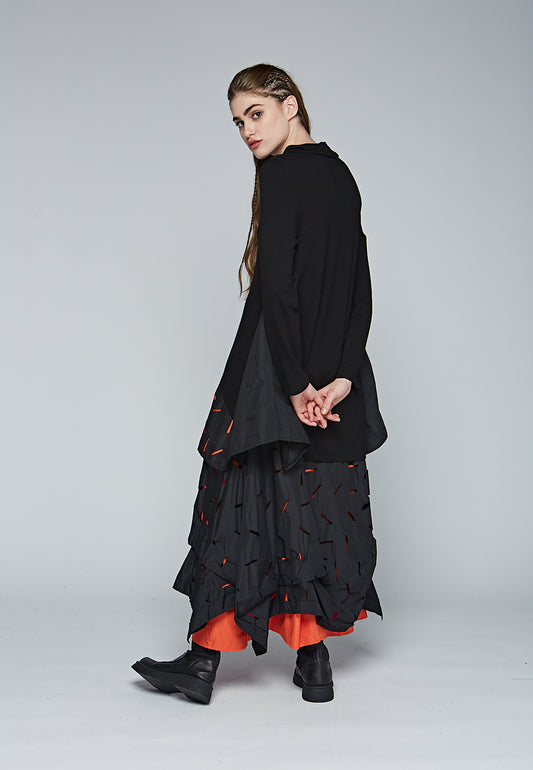 Luukaa Taffeta Skirt