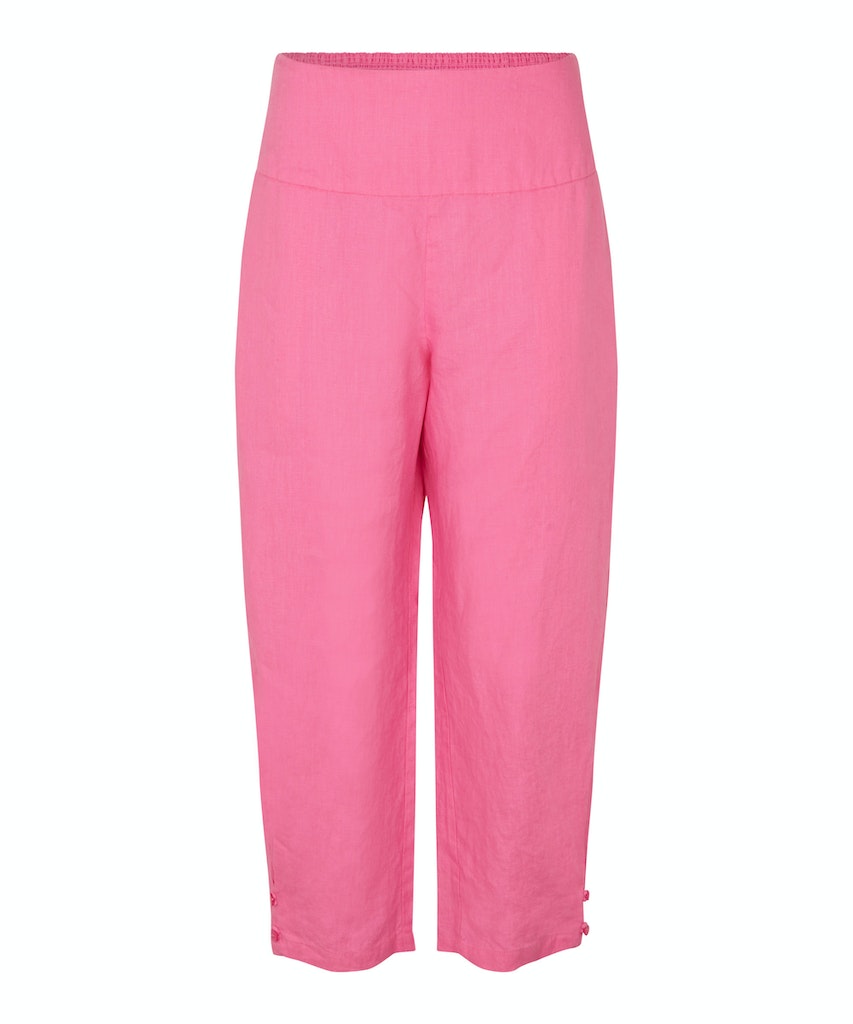 Masai Penna Linen Trousers Carmine