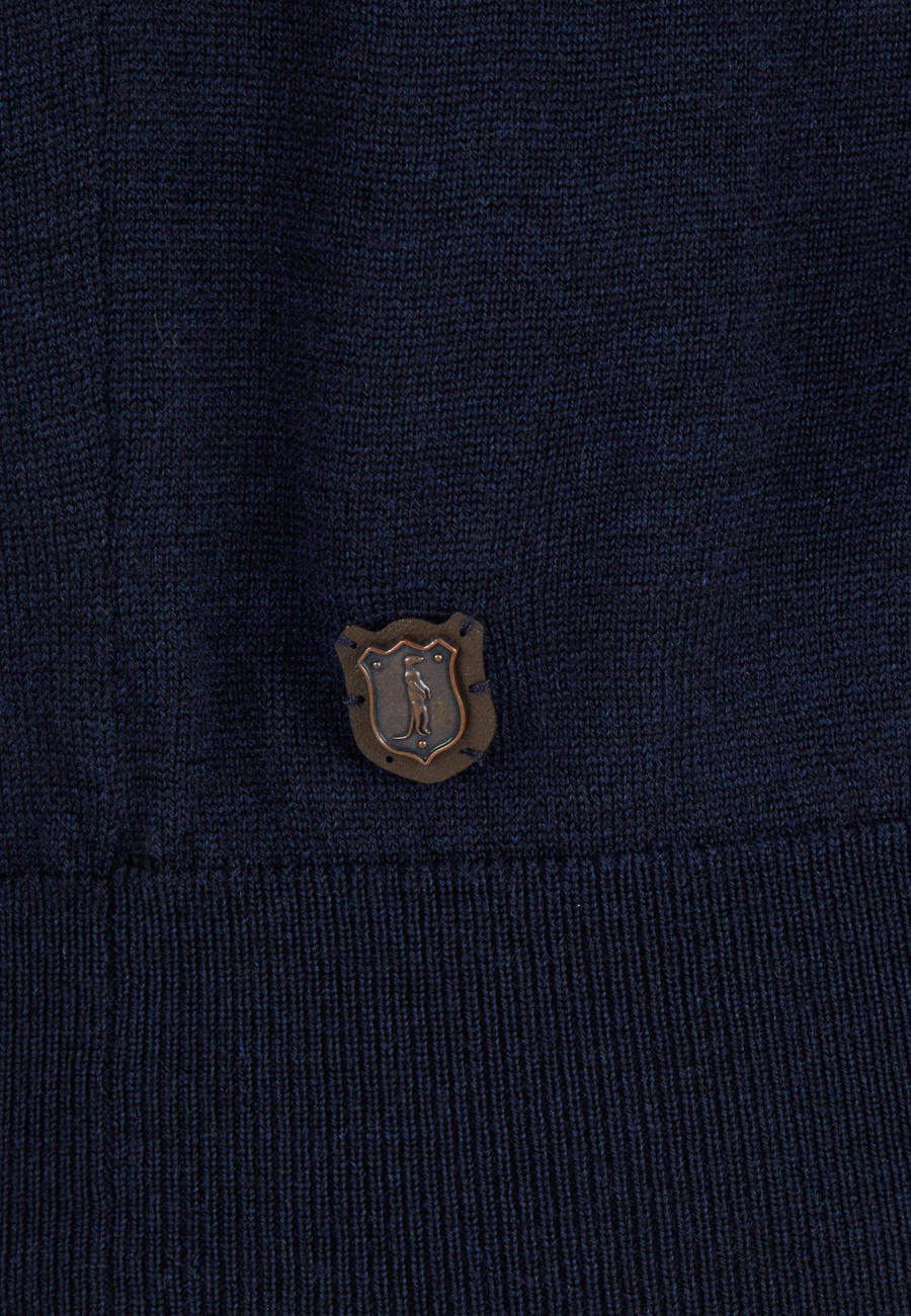 6th Sense Merino 1/4 Zip-Dark Navy