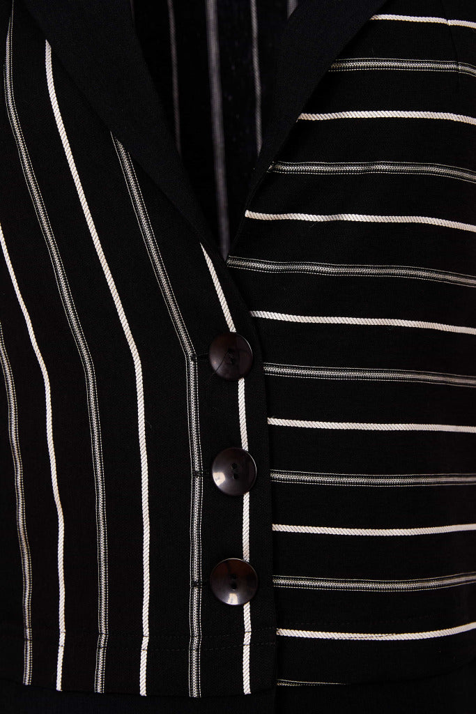 Naya Striped Waistcoat Jacket