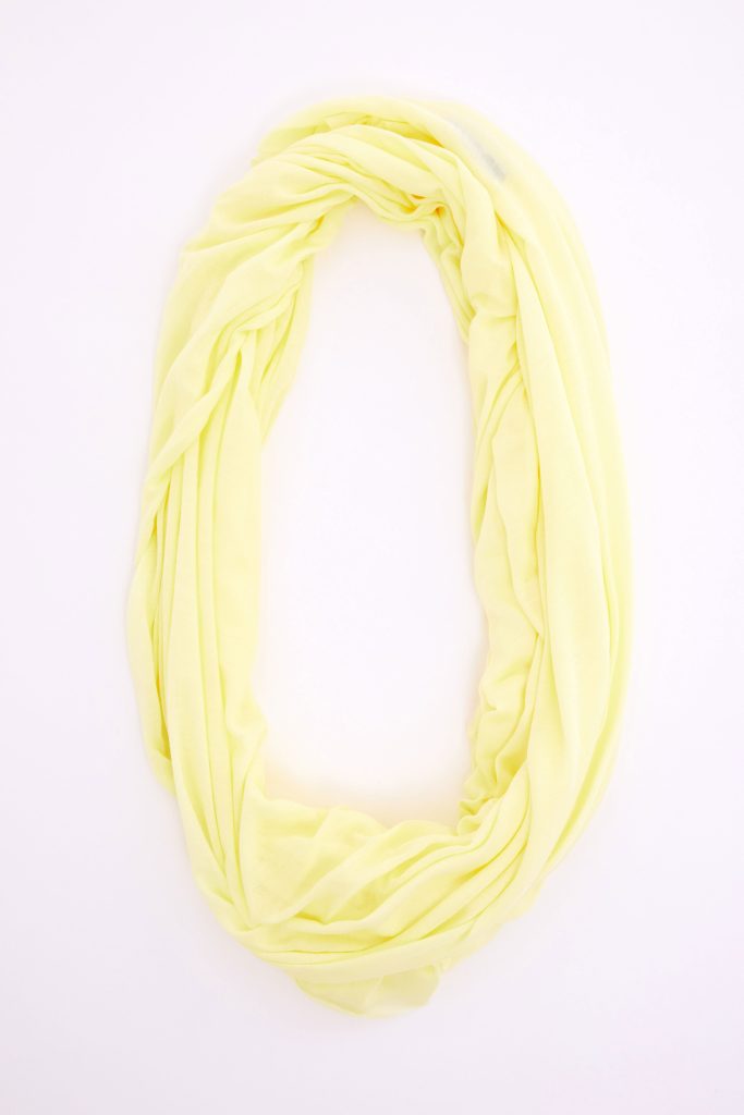 Naya Soft Jersey Neck Scarf Lemon