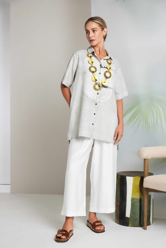 Naya Colour Loop Necklace With Small Disc