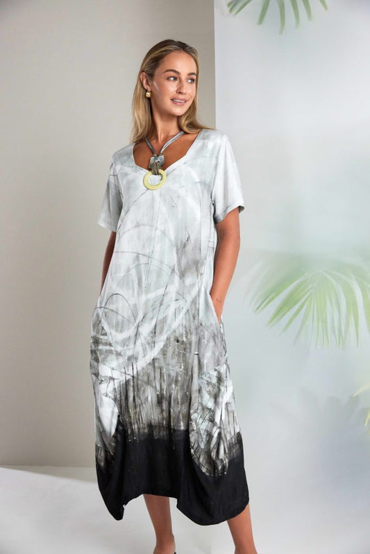 Naya Colour Loop Necklace With Square Shape