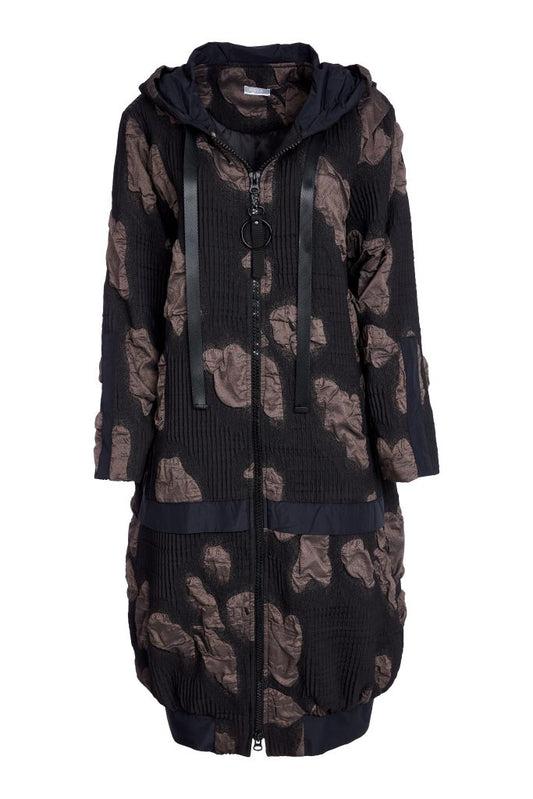 Naya Jacquard Long Coat