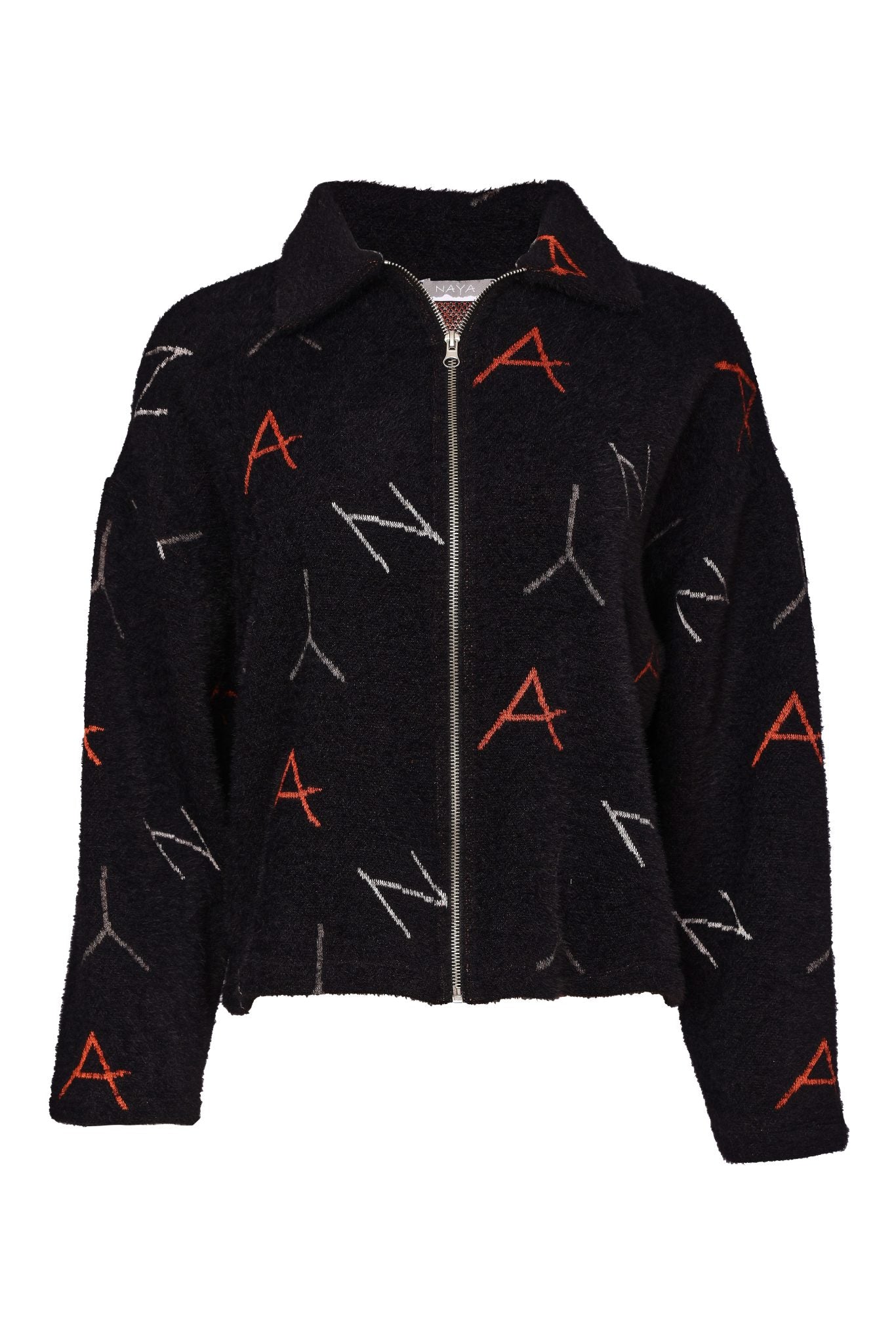 Naya Knit Print Jaquad Jacket