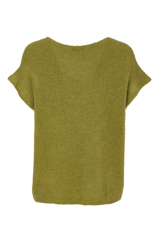 Naya Vee Neck Soft Knit Avocado