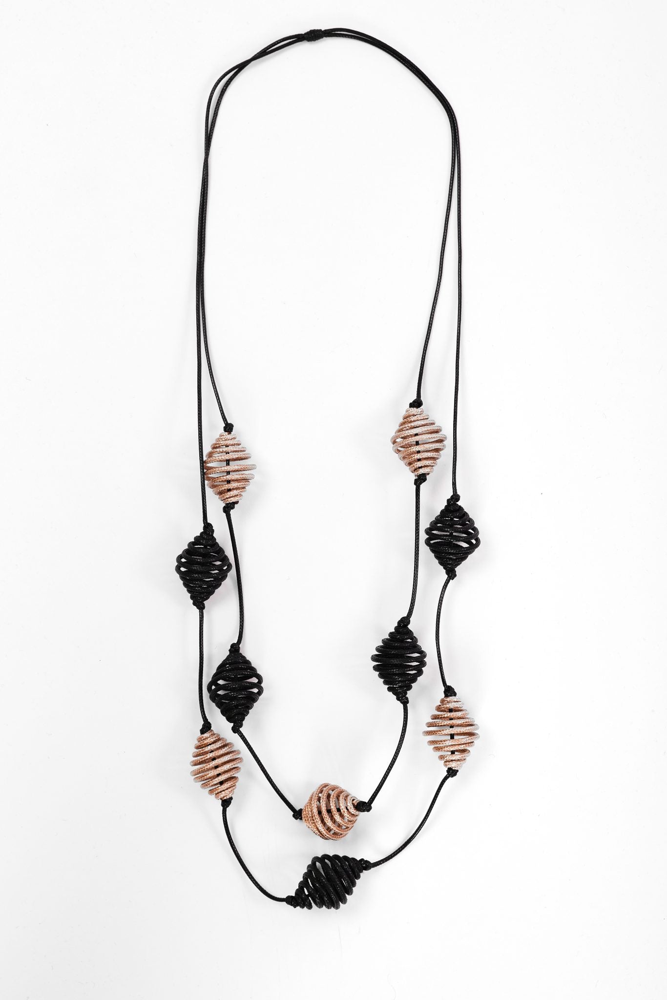 Naya Two Tone Spiral Necklace