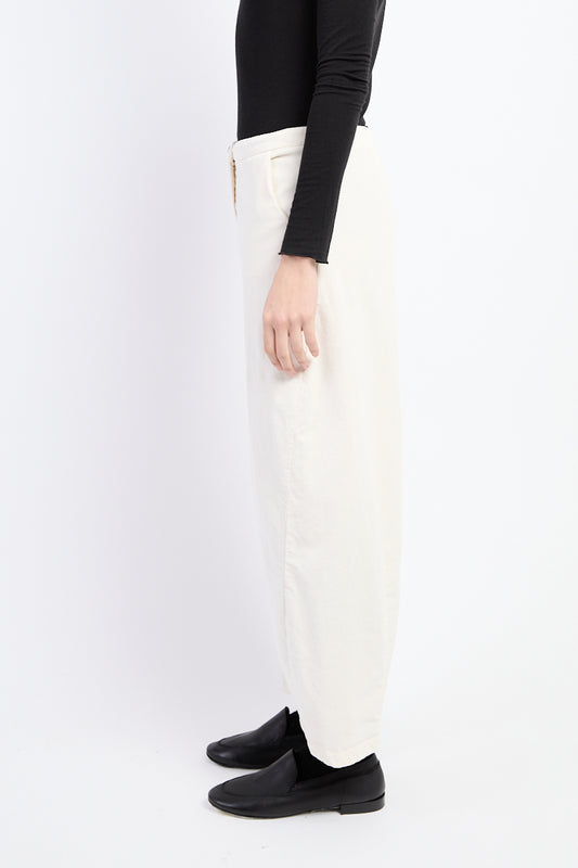 Neirami Egg Shaped Trousers Ivory