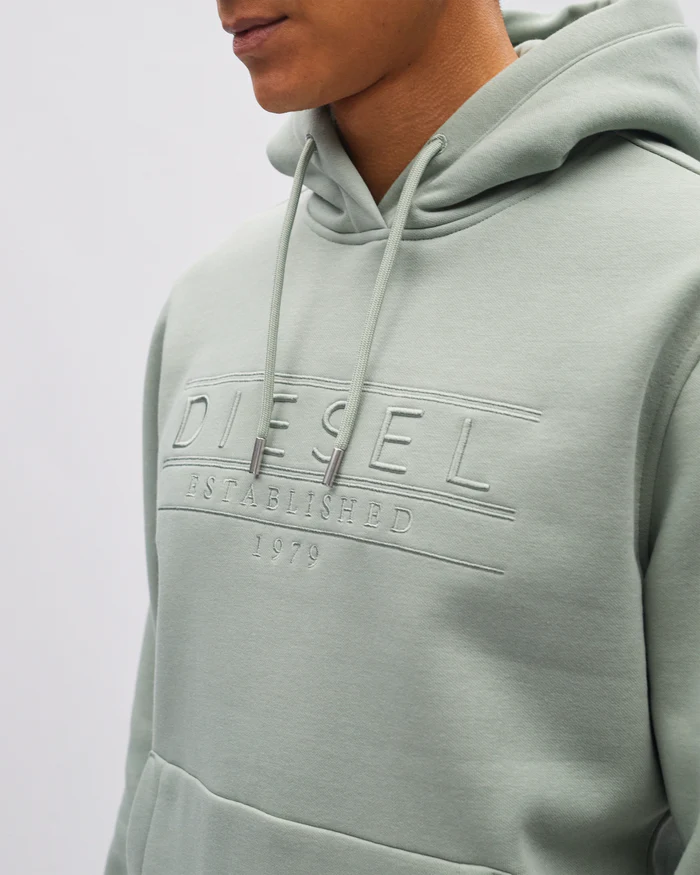 Diesel Salvatore Hoodie Tidal Green