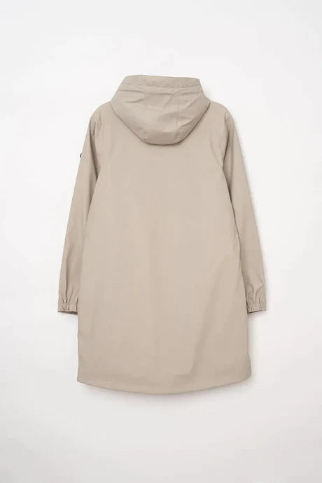 Tanta Vand Waterproof PU coat - Stone Grey