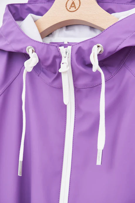 Tanta Sky Raincoat- Dewberry