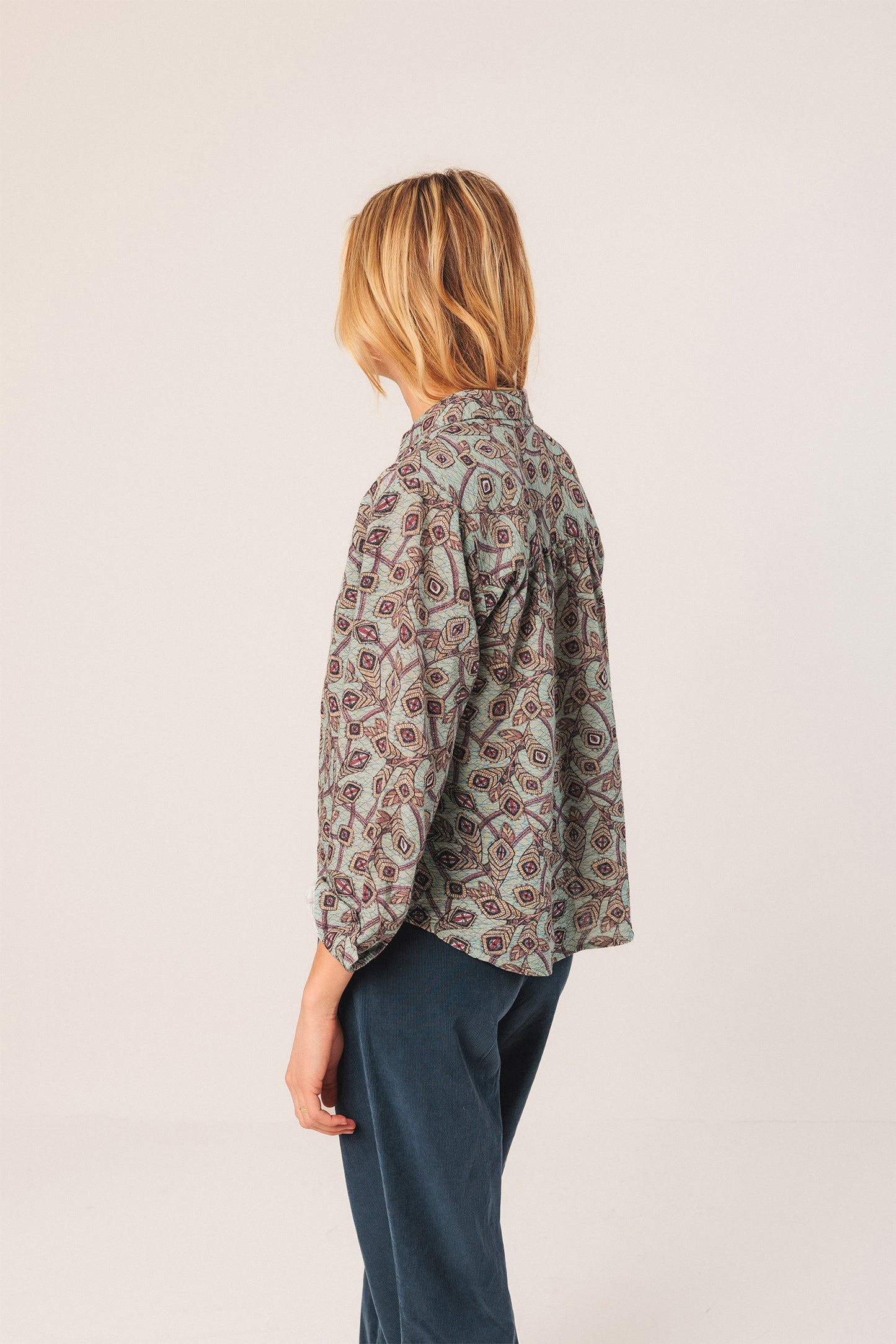 Indi & Cold Crepe Cotton Shirt