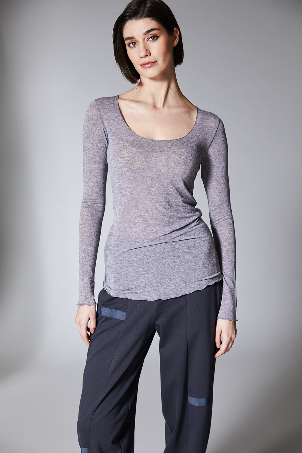 Peruzzi Cashmere Undertop Grey
