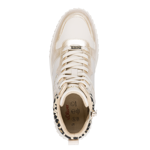 S.Oliver Platform Boot Beige