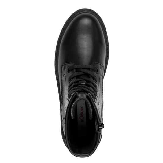 S.Oliver Lace Up Heel Boot