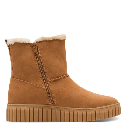S.Oliver Cozy Boots-Cognac