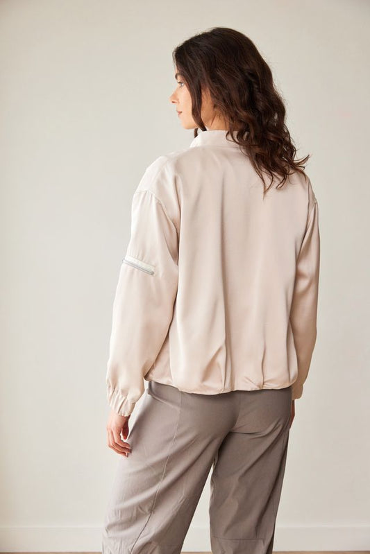 Peruzzi Bomber Jacket With Zip