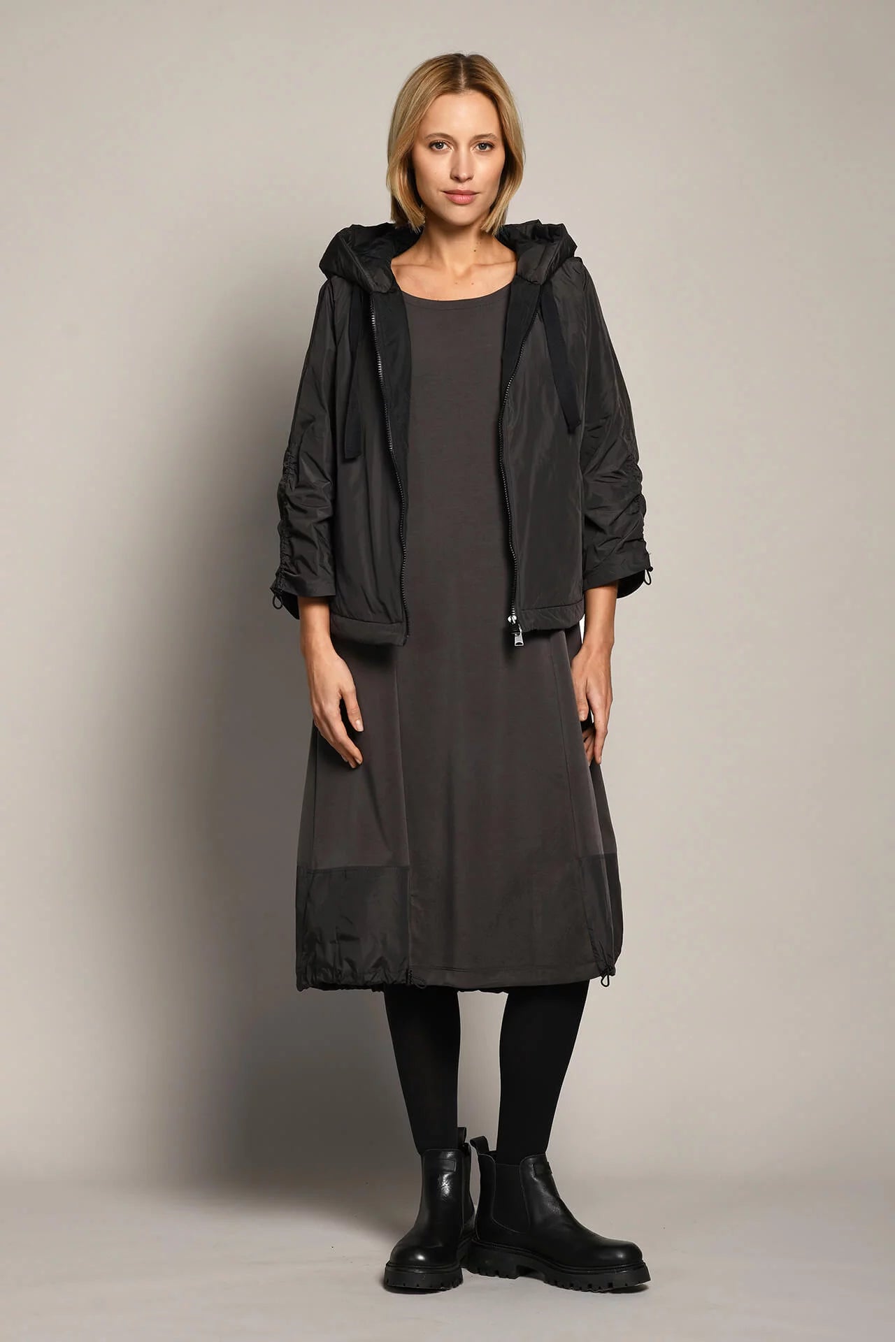 Amber & Moon Dress Dark Brown