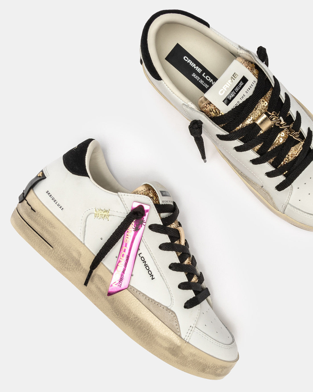 CRIME SK8 DELUXE WEDGE SATIN SPELL