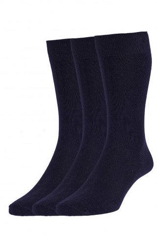 3-Pair Classic Socks Charcoal