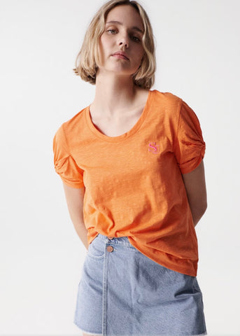 Salsa Plain T-shirt-Orange