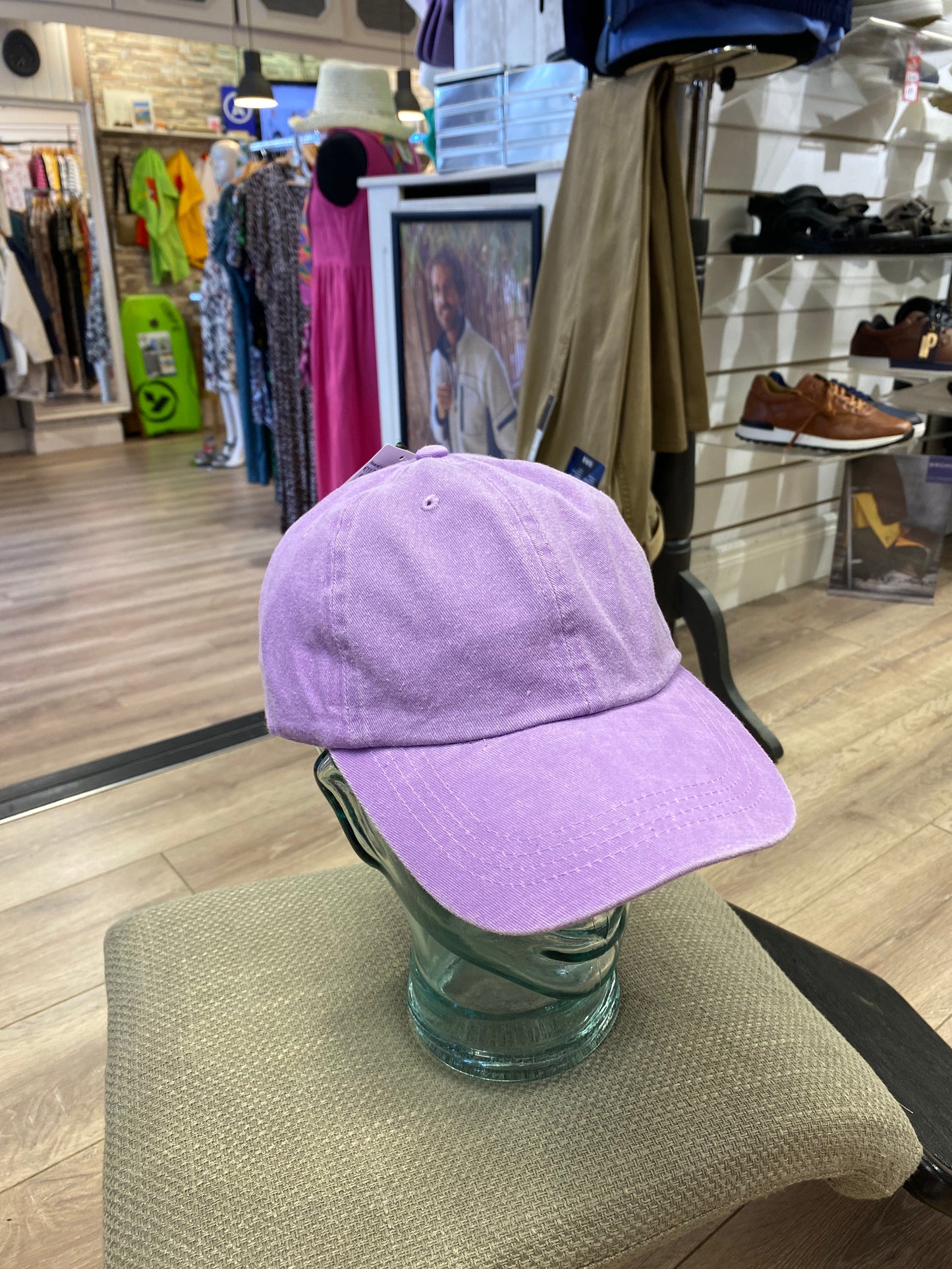 Baseball hat ladies-Plain washed