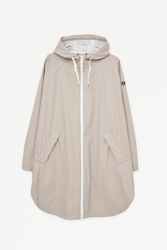 Tanta Sky Raincoat-Stone Grey