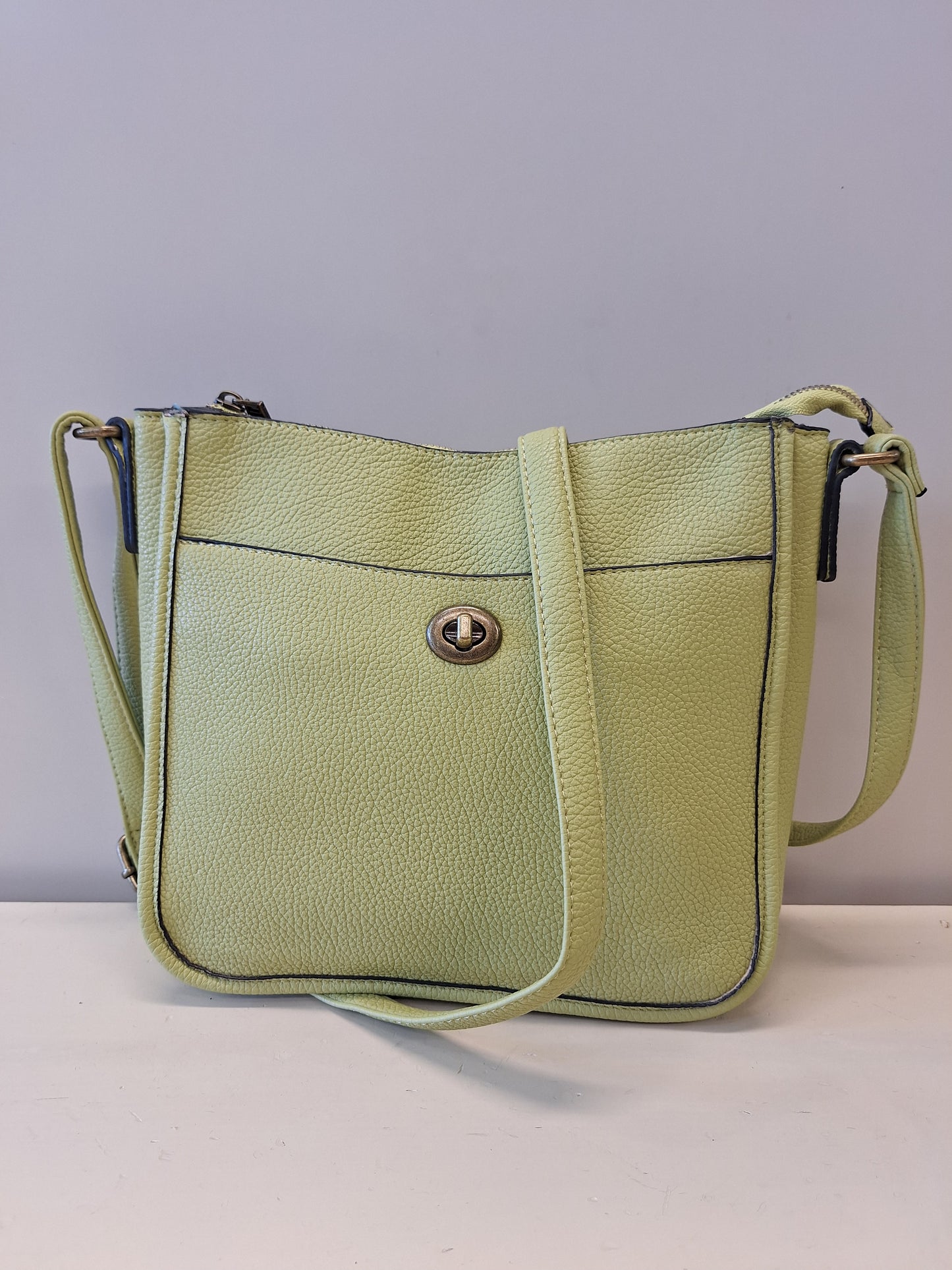 Plain Large 2 Strap Cross-body