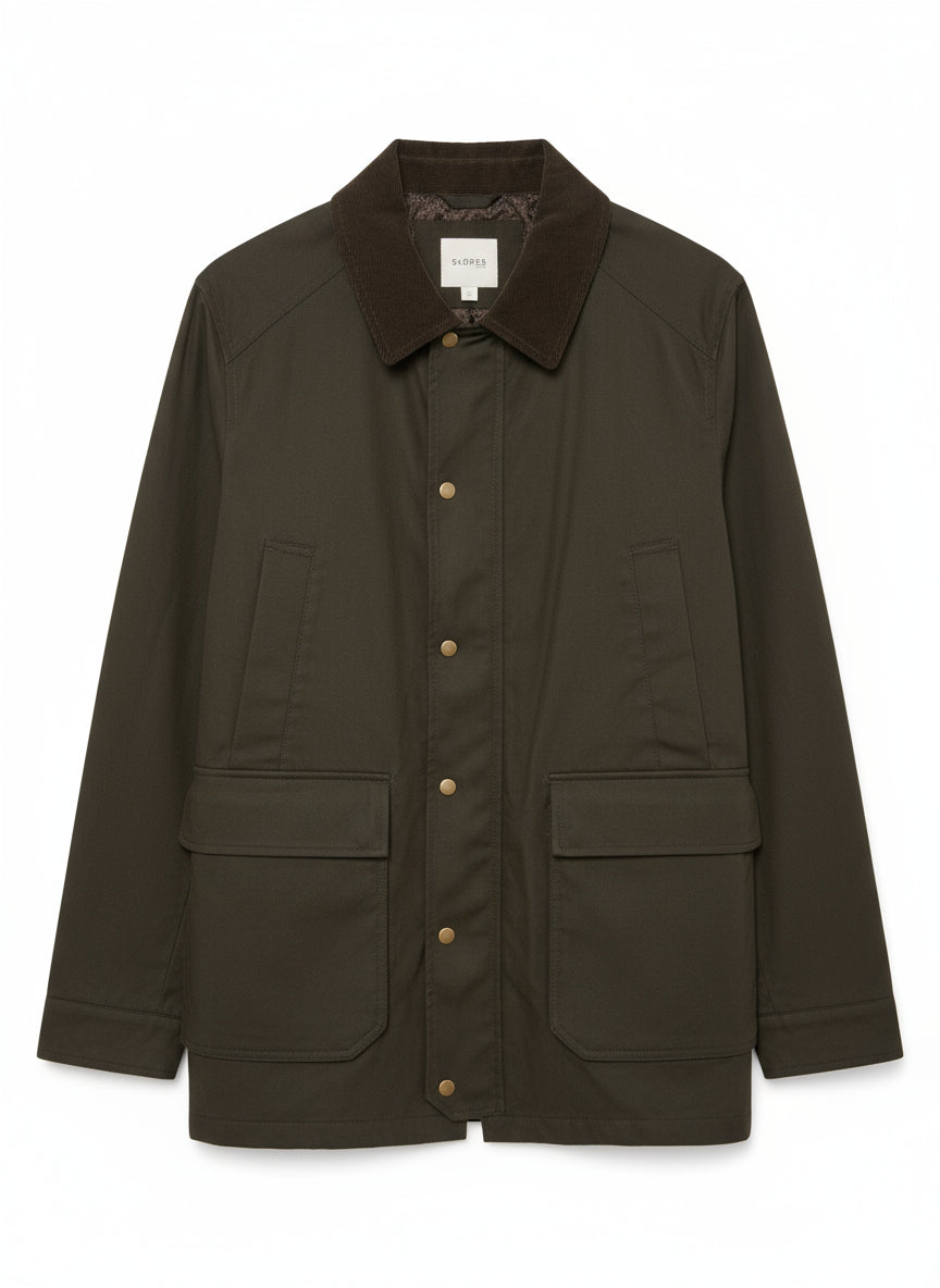 Skopes Ribble Wax Coat Olive