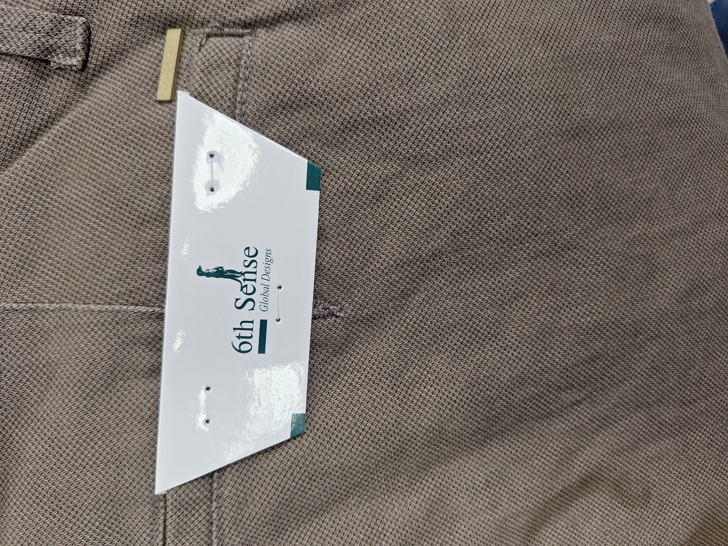 6TH Sense Kansas Print Chino- Beige