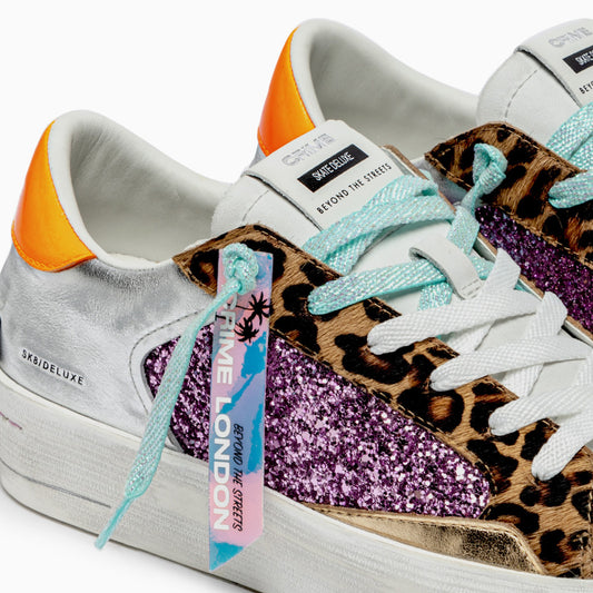 Crime London SK8 DELUXE Wedge Exotic Purple