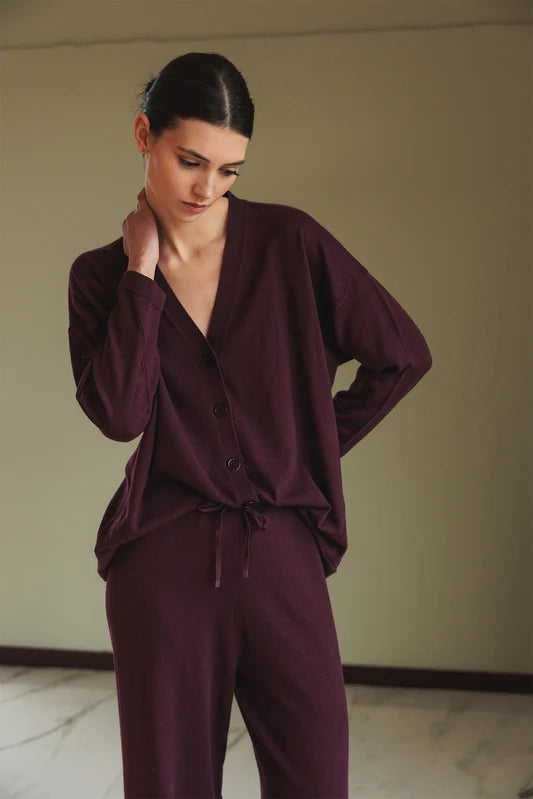 Indi & Cold Wide Knit Trouser