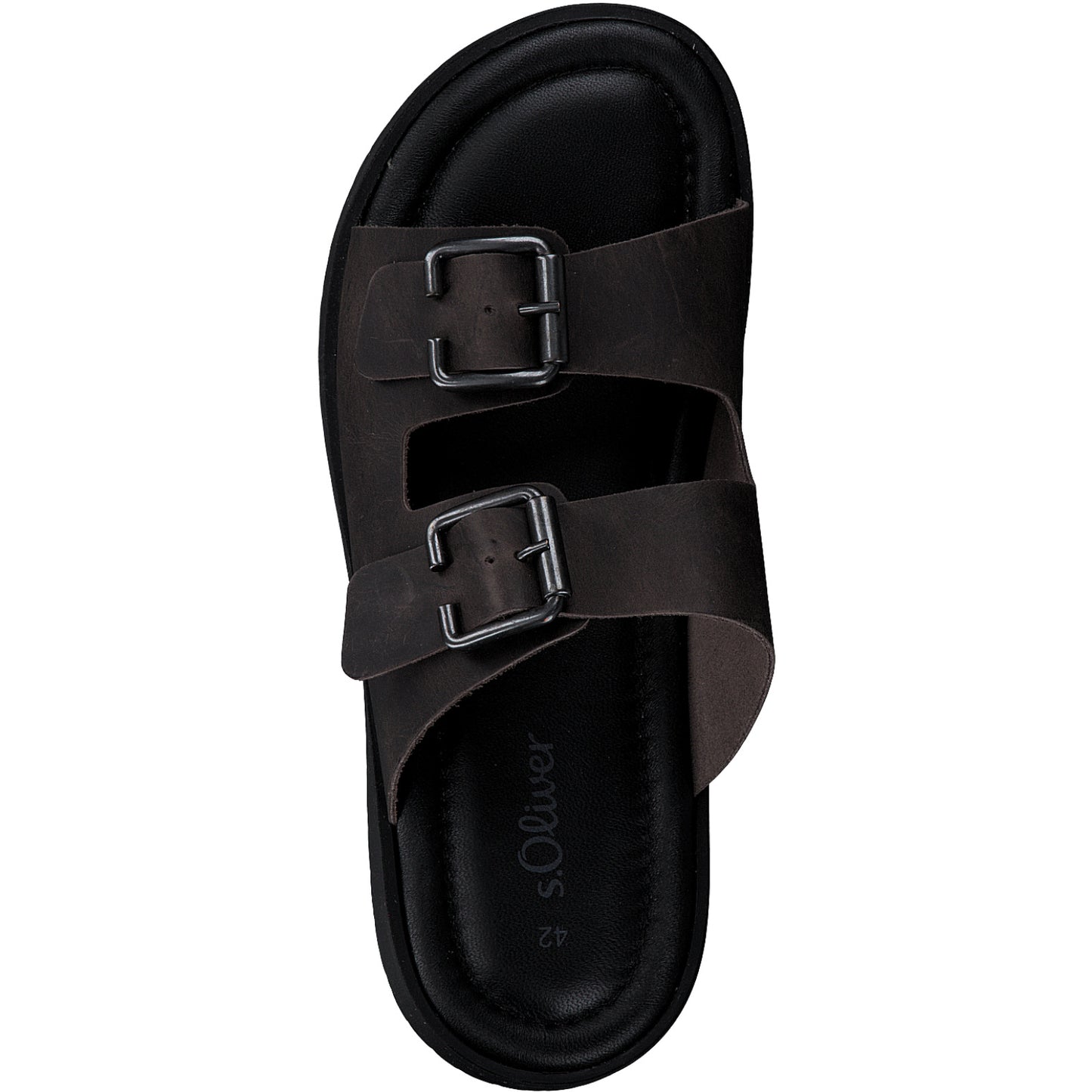S.Oliver Mens Pull Up Sandal - Cafe