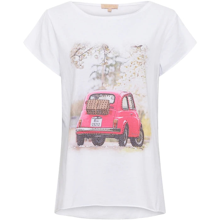 Marta Du Chateau Motor T-Shirt -Pink