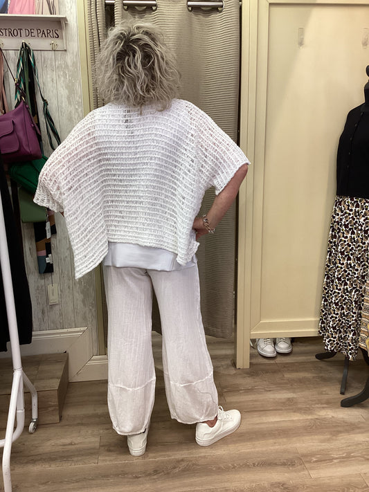 Abaca Savannah Trousers- Snow